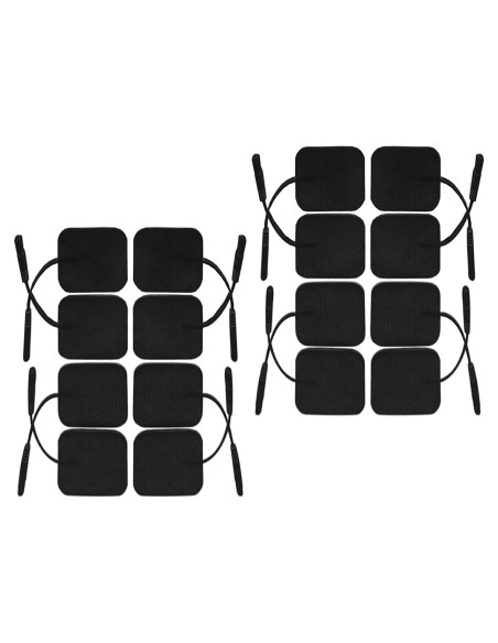 Electrodos iStim 5.08cm x 5.08cm - Gel Japonés 100% - 16 Piezas