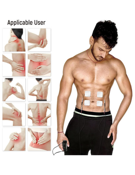 Electrodos iStim 5.08cm x 5.08cm - Gel Japonés 100% - 16 Piezas