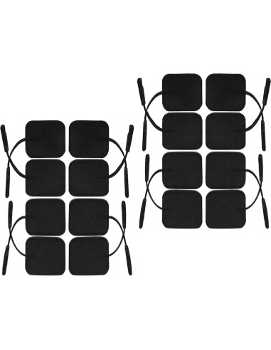 Electrodos iStim 5.08cm x 5.08cm - Gel Japonés 100% - 16 Piezas