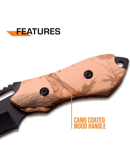 Cuchillo de Hoja Fija Elk Ridge 562BC - 15.24 cm Acero Inoxidable