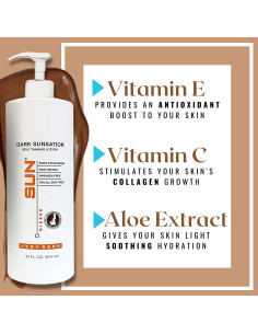 Lotion Auto Bronceadora Ultra Oscura Sun Laboratories 946 ml - Orgánica 2