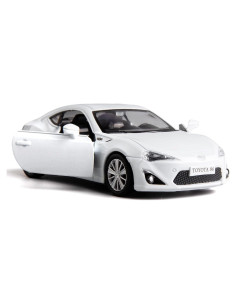 Coche Juguete Diecasting Toyota 86 Blanco 1:36 RMZ City