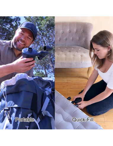 Bomba de Aire Eléctrica CAMULAND 130W con 3 Boquillas