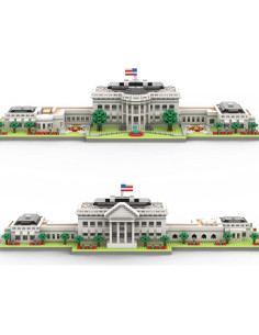 Set de Micro Mini Bloques Casa Blanca SEMKY 3000 Piezas 2