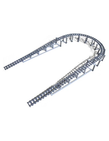 Conjunto de bloques de tren CALMDR 212 piezas compatible Lego