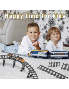 Conjunto de bloques de tren CALMDR 212 piezas compatible Lego 2