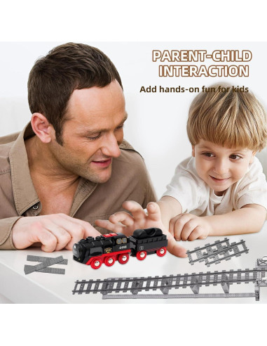 Conjunto de bloques de tren CALMDR 212 piezas compatible Lego