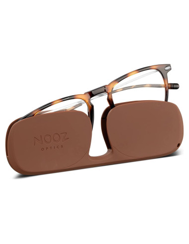 Gafas Anti Luz Azul Nooz Óptica Cuadradas Carey Transparentes