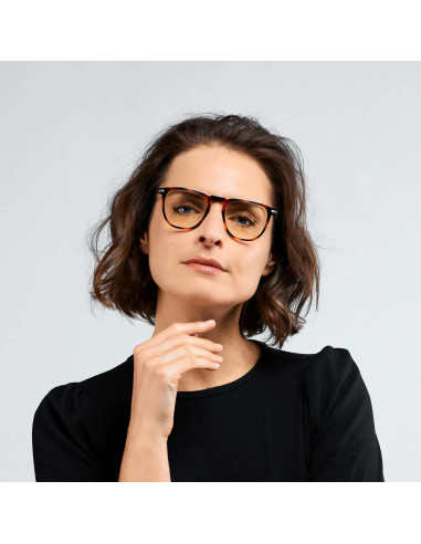 Gafas Anti Luz Azul Nooz Óptica Cuadradas Carey Transparentes