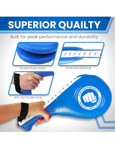 Almohadillas de Patadas Dobles Rendimiento para Artes Marciales 2