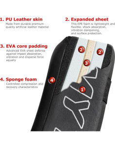 Escudo de Patada Mytra Fusion M1 Negro para Kickboxing 2