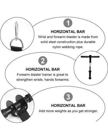 Fortalecedor de Antebrazo Morwealth US60S con Mango Antideslizante