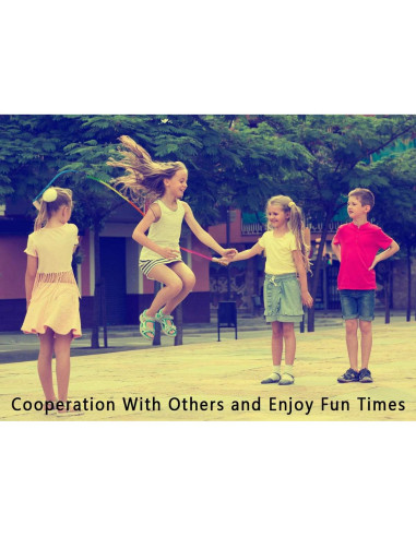 Cuerda de Salto Doble Ajustable ACEONE 5 m para Niños