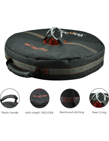 Ancla de Bolsa Pesada MaxxMMA 15 kg Entrenamiento MMA