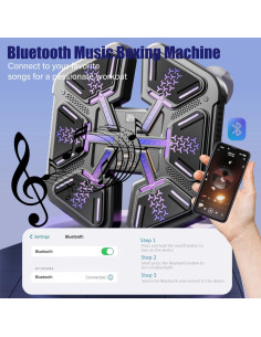 Máquina de Boxeo Musical Junbinwon&NP con Guantes de Cuero 2