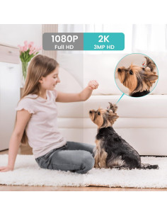 Cámara Interior Litokam 2K WiFi con Visión Nocturna 2