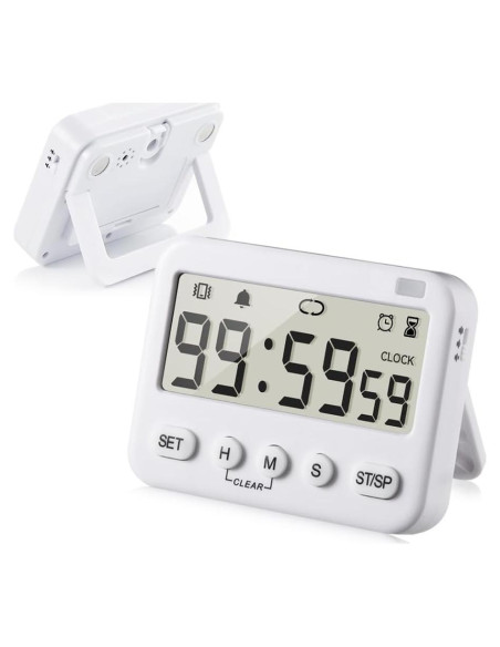 Temporizador GH 99 Horas con Recordatorio y Soporte Magnético Temporizador GH 99 Horas con Recordatorio y Soporte Magnético