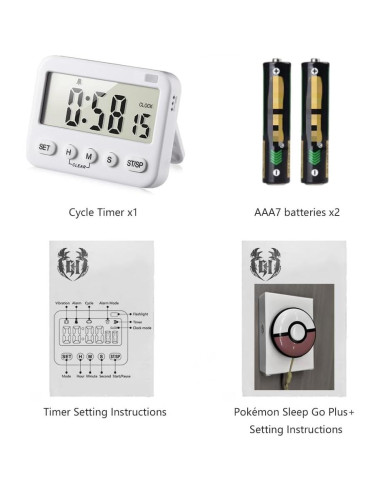 Temporizador GH 99 Horas con Recordatorio y Soporte Magnético