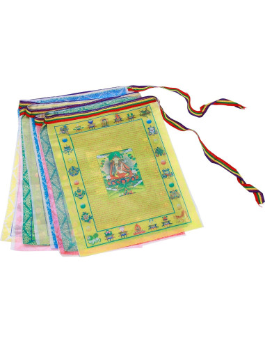 Banderas de Oración Budista Tibetanas Aolamegs 20pcs 36x28cm