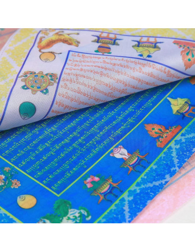 Banderas de Oración Budista Tibetanas Aolamegs 20pcs 36x28cm