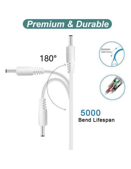 Cable de Carga USB E ECSEM para Limpiador Facial FOREO LUNA