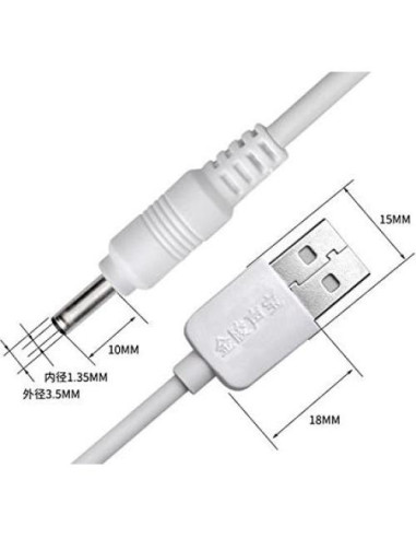 Cable de Carga USB E ECSEM para Limpiador Facial FOREO LUNA
