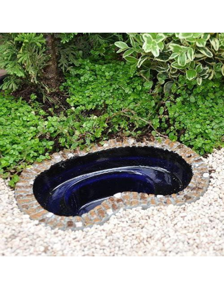 Estanque Mini Jardín de Hadas G & F Products Azul 5cm