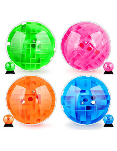 Paquete de 4 Juguetes Laberinto 3D SENHIMO para Niños