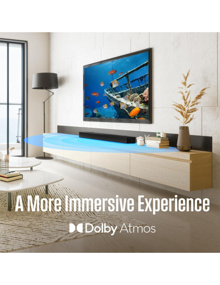 Barra de Sonido Westinghouse 3.1.2 con Dolby Atmos 210W Barra de Sonido Westinghouse 3.1.2 con Dolby Atmos 210W