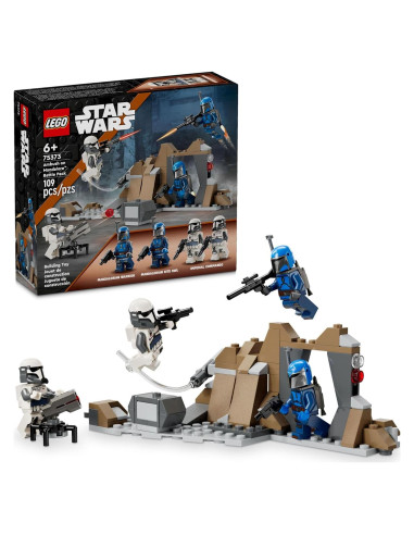 LEGO Star Wars Paquete de Batalla Mandalore 75373 con 4 Minifiguras