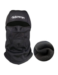Pasamontañas Adowan Térmico Unisex Negro para Invierno