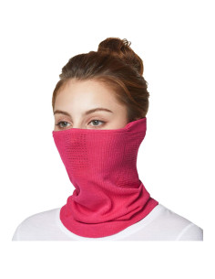 Calentador de Cuello TSLA Unisex Rosa para Invierno