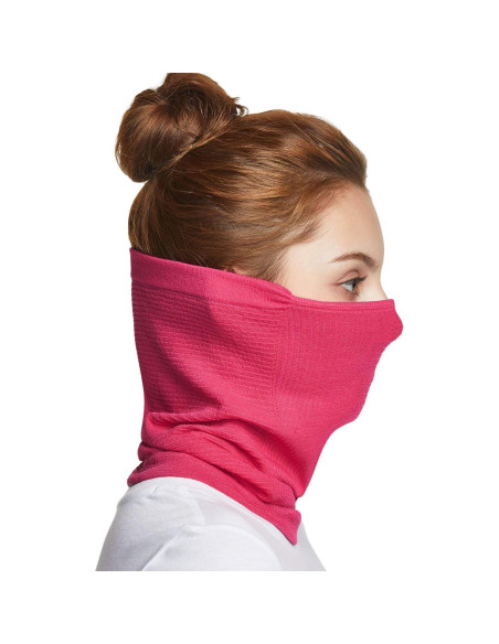 Calentador de Cuello TSLA Unisex Rosa para Invierno