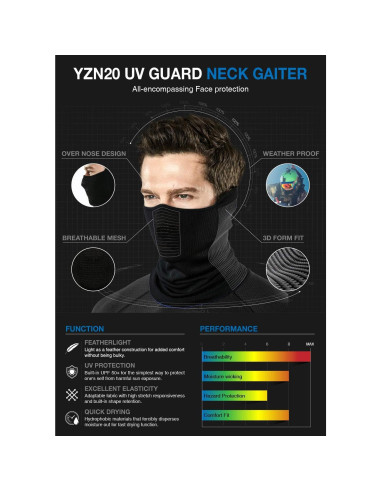 Calentador de Cuello TSLA Unisex Rosa para Invierno