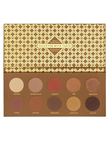 Paleta de Sombras ZOEVA Caramel Melange - 10 Tonos Cálidos