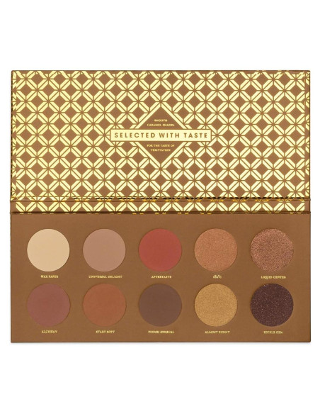 Paleta de Sombras ZOEVA Caramel Melange - 10 Tonos Cálidos