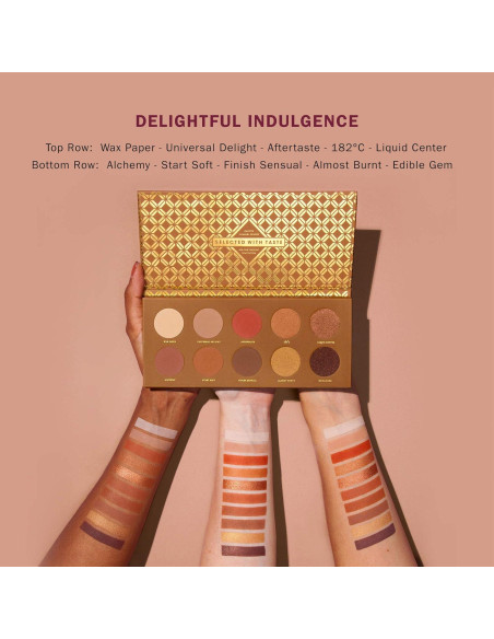 Paleta de Sombras ZOEVA Caramel Melange - 10 Tonos Cálidos