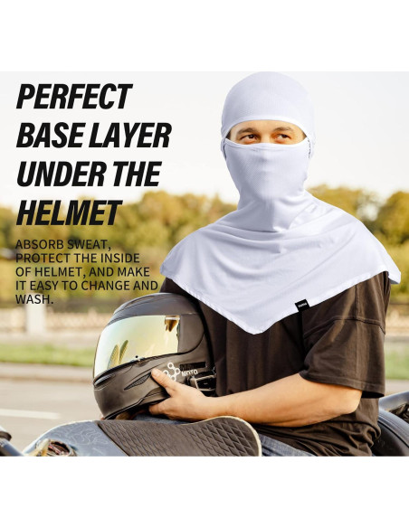 Balaclava de Protección Solar SAITAG para Motocicleta - 3 Unidades Balaclava de Protección Solar SAITAG para Motocicleta - 3 Unidades