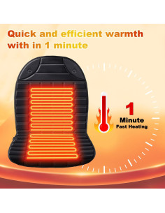 Funda de Asiento Calentada Aimery HT2402 1 Minuto Calor Rápido 2