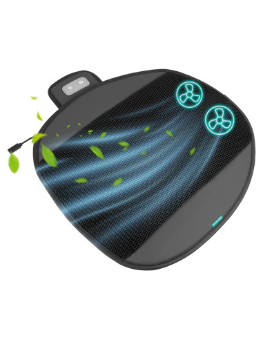 Cojín de Asiento Refrigerante Snailax con 2 Ventiladores