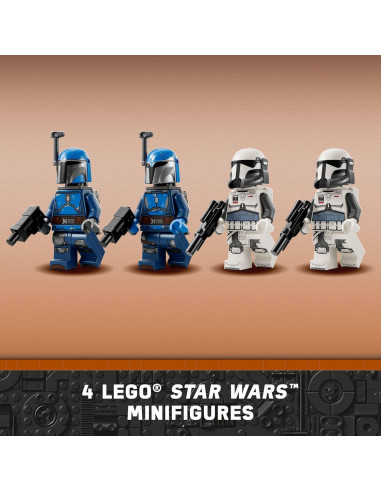 LEGO Star Wars Paquete de Batalla Mandalore 75373 con 4 Minifiguras