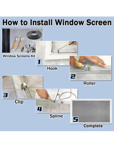 Kit de Reparación de Pantalla 6 en 1 King&Charles Negro