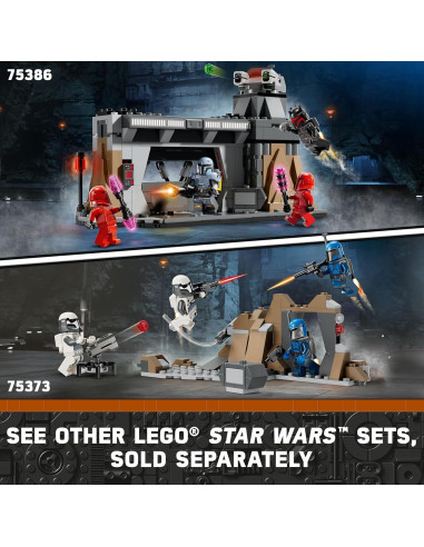 LEGO Star Wars Paquete de Batalla Mandalore 75373 con 4 Minifiguras