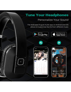 Auriculares Inalámbricos August EP650 - Sonido Graves y Confort 2