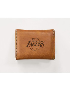Cartera Trifold Marrón Rico Industries Lakers Grabada a Láser 2