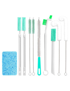 Juego de 10 Cepillos Limpiadores Gosknor para Máquina de Hielo