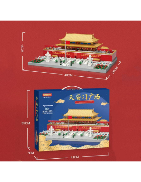 Bloques de Construcción JOMIOD Tiananmen 4788 Piezas Educativos