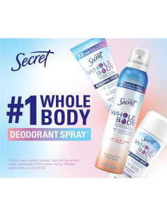 Desodorante Corporal Secreto Procter & Gamble 99.22 g Durazno y Vainilla 2