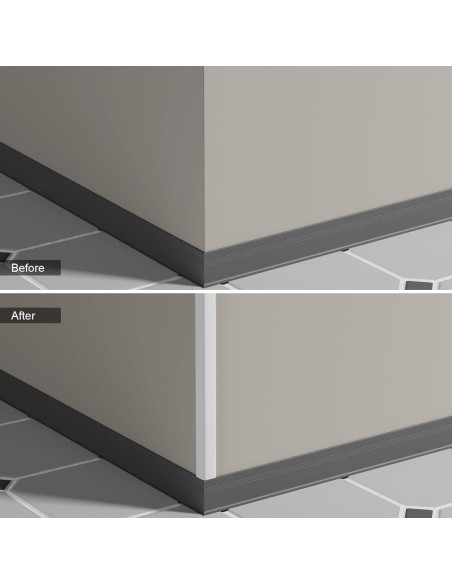 Protector de esquina autoadhesivo Greymond 3.05 m blanco