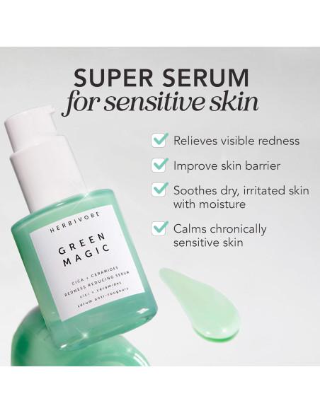 Suero Reductor de Enrojecimiento HERBIVORE 30mL Vegano